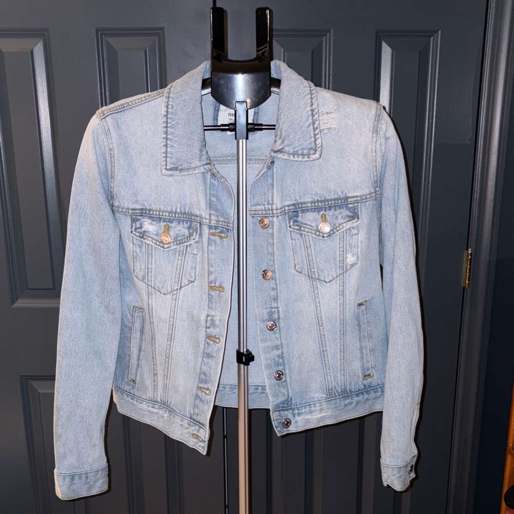 Forever 21 Light Wash Denim Jacket